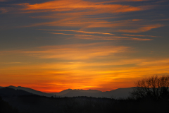 Sonnenuntergang in der Südsteiermark
