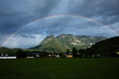 Regenbogen mit Sarstein