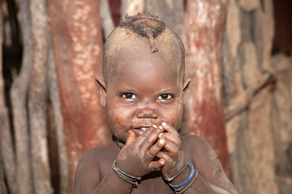 Himba-Kind in Namibia
