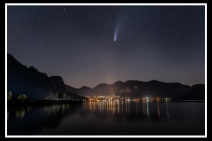 Komet Neowise über  St. Gilgen